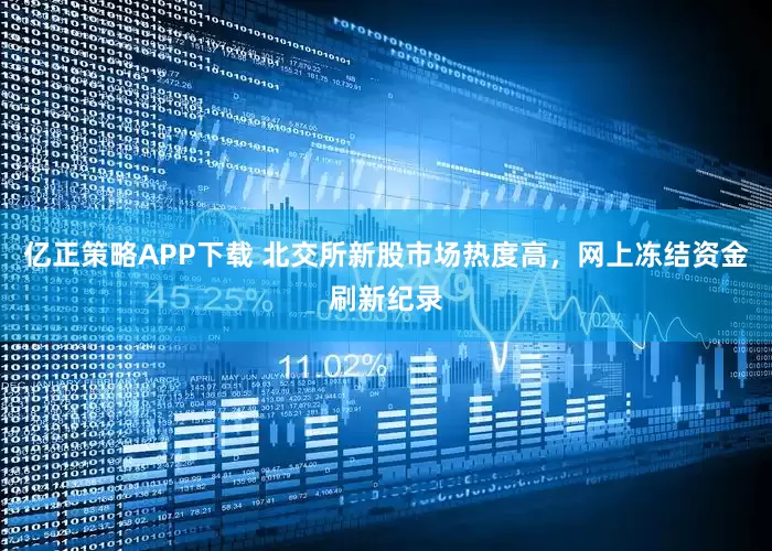 亿正策略APP下载 北交所新股市场热度高，网上冻结资金刷新纪录